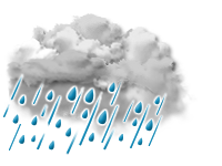 Nuboso con lluvia